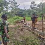 Tim Perkim Pemkab Aru Tinjau Progres Program TMMD Kondim 1503/Tual di Dobo